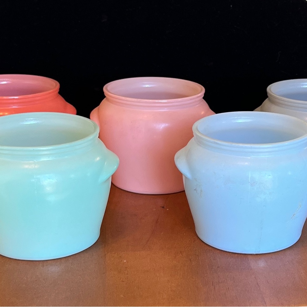 Vintage Glassbake 5 Jars